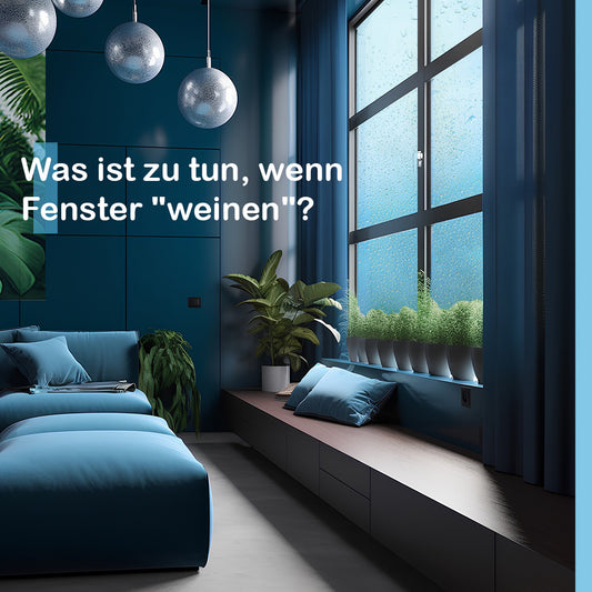 Was ist zu tun, wenn Fenster "weinen"?